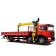 7 - 20 Ton Telescopic Boom Truck Mounted Lorry Crane Max. Lifting Height Of 20.7m