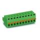 5.0mm 250V Pluggable Terminal Block With 3000V AC / Minute Withstanding Voltage