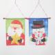Christmas Flag Banner Santa Claus/Snowman