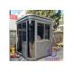 Custom Size & Color Portable Security Guard Cabin Channel Steel Tempered Glass Structure