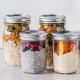 Custom  380ml 470ml 750ml 1000ml  16oz 24oz 32oz Wide Mouth Mason Glass Jar With Lid in Bulk