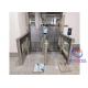 Office Entry 304 Stainless Steel Swing Speedgate Turnstile High Security Pedestrian Access Control