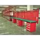 Customized Warehouse Garage Industrial Work Table With Led Tube Overhead