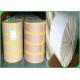 60gsm Degradable Waterproof White Kraft Paper / Straw Paper For Paper Straw