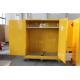 1.0mm galvanized Steel Horizontal Inflammable Flammable Storage Cabinet 2 Manual Close Doors Chemical Liquid