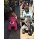 Hansel attractive stuffed animal plush electric ride on animalel kids mall