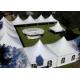 Rainproof High Peak Tent With Decorations , Air Conditioned Tent For Wedding