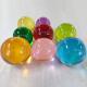 ODM OEM low MOQ Colorful acrylic ball New arrival Hot Selling kid playing round 110mm toy balls resin ball