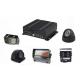 4CH AHD Camera Dual SD card automotive video recorder / Mobile vehicle video surveillance system