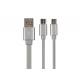 More popular safe charging type C 8pin 2 in 1 usb cable for smartphone
