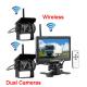 Wireless Vehicle Reversing Systems Vehicle Backup Camera Kit 7 Inch 420 TVL