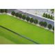 model landscape green grass for exhibition