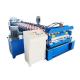 Blue Color Trapezoidal Sheet Roll Forming Machine Hydraulic Cutting Type