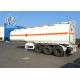 Oil Tank Truck Oil Tanker Semi Trailer / Three Axle Fuel Tanker Semi Trailer