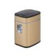 2.6 Gallon Pedal Operated Dustbin , SS Kitchen Garbage Can With Lid