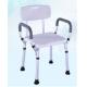 Durable Adjustable Bath Seat / Integrated Panel Shower Chair For Elderly Bathroom Bath