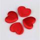 Red Satin Padded Hearts Embellishments Applique Crafts Valentine's Day Table Decoration