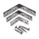 Affordable Second Operation E-coating Steel and Stainless Steel Angle Brackets for Energy
