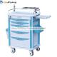 ABS Hospital Emergency Medical Trolley With Five Drawers