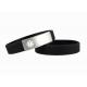 Slim Custom ID Wristbands , Silicone Medical ID Bands With Etched / Filled Color