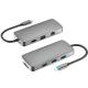 3.0 USB Type C HUB HDMI Multi 10 Ports 4mil For MacBook Pro USB Splitter