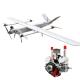 5hours 300minutes Long Endurance Fixed Wing UAV Hybrid Drone VTOL For Military Security HX360L