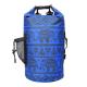 15 Liter PVC Waterproof Dry Bag With Mesh Bag Digital Printing Color For Adult