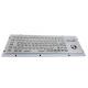 F Keys Stainless Steel Industrial Keyboard 20mA With Mouse Optical Trackball