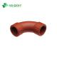 PPH Plumbing Fitting Female Thread Bend Tee for Hot and Cold Water Pipes