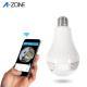 LED Light Bulb Wifi 360 Panoramic Vr Camera Hidden Camera P2P Family Indoor