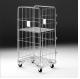 Trundle Design Roll Container Cage For Hospital / Supermarket