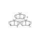 Nissan Brake Pad Set For Akebono Braking System Teana Fmsi D815