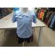 Breathable Children's Style Clothing Light Blue Lapel For Secondary School