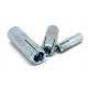 Metric Carbon Steel Wedge Anchor , Full Knurled Female Concrete Anchors