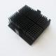 Skived Fin Durable Black Anodized Heat Sink For CNC Machine High Power