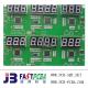 Green FR4 4 Layer Quick Print Circuit Board Electronic PCB Assembly For LED Panel