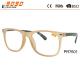 Classic culling reading glasses with plastic frame ,decorate metal,plastic hinge,pattern in the temple