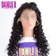 Unprocessed Human Hair Lace Front Wigs Deep Wave Natural Straight Medium Cap Size