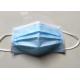 Blue Disposable Earloop Face Mask Breathable And Comfortable