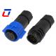 8 Pin Quick Lock Water Tight Electrical Connectors M19 Signal Male Female 300V