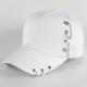 Adult Casual Sturdy Adjustable Embroidered Baseball Caps With Piercing Rings Adjustable Strap