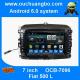 Ouchuangbo car multimedia stereo for Fiat F500 with BT radio 16GB 1024*600 USB android 6.0