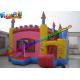 Trink Bell Vinyl Inflatable Bouncy Slide , Inflatable Combo Jumping Castle