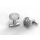 Tagor Jewelry Top Quality Trendy Classic Men's Gift 316L Stainless Steel Cuff Links ADC97