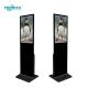Indoor 32inch Digital Display Totem Free Standing Digital Signage 350cd/m2