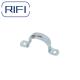 RIFI-Electrical EMT Conduit Fittings 2 Hole Pipe Strap Galvanized Metal Silver THS-050S-400S 2
