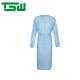 Non Sterile Lint Free Single Use Isolation Gown For Cleanroom