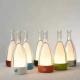 Multifunction Modern Hotel Bedside Table Lamp Three Color Custom Drunk Bottle Shape