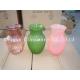 Custom beautiful design glass vase for wholesale