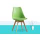 44cm Sitting Height PU Dining Chair Ergonomics Beech Wood Restaurant Chair